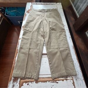 Used Dickies Loose Fit Double Knee Work Pants Men's Size 38 X 29 Hemmed